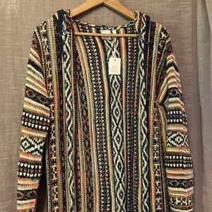 R Fashion shawl with hood - size s/m